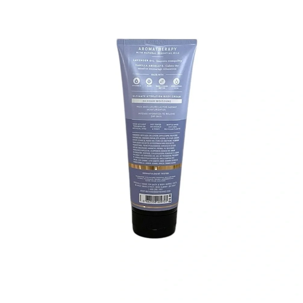 Bath & Body Works Aromatherapy Sleep Nighttime Lavender Vanilla Body Cream 8oz